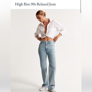 Abercrombie High Rise 90s Relaxed Jeans